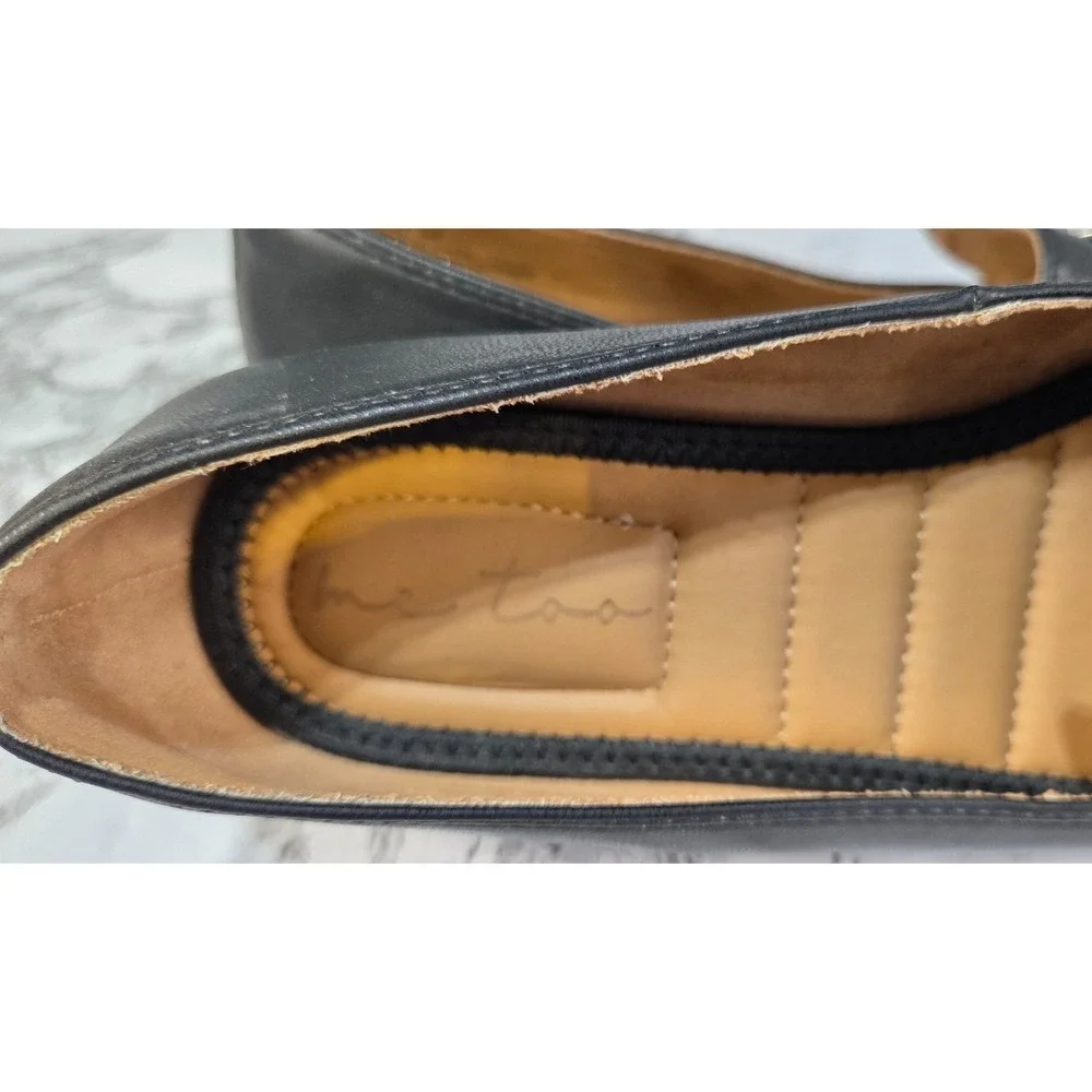 Me‎ Too Bayley Women's Black Synthetic Patent Leather Loafers - Size 8M